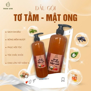 1 LÍT DẦU GỘI TƠ TẰM MẬT ONG - THẢO ANH 