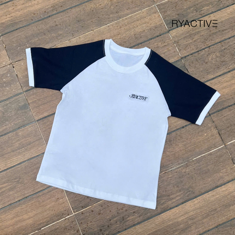 Áo thun RYACTIVE - VINTAGE TEE MàuTrắng/Xanh Dương