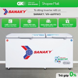 Vh-6699w3 - tủ đông sanaky inverter 485 lít vh6699w3