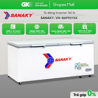 VH-8699HY4K - Tủ Đông Sanaky Inverter 761 Lít VH-8699HY4K [Freeship HCM]