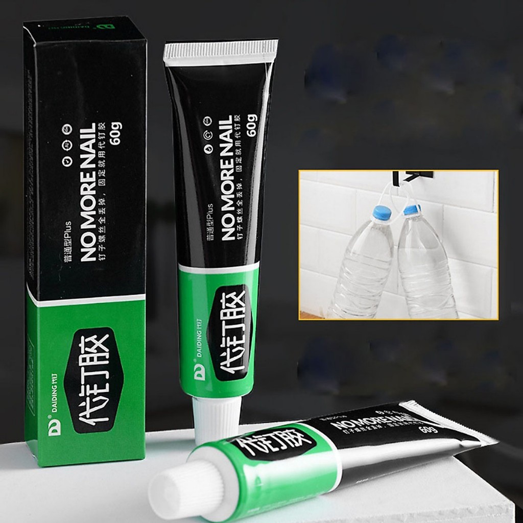 Combo 4 tuýp keo siêu dính No More Nail 60g Keo siêu dán tường dán kim loại gỗ thuỷ tinh nhựa chống 