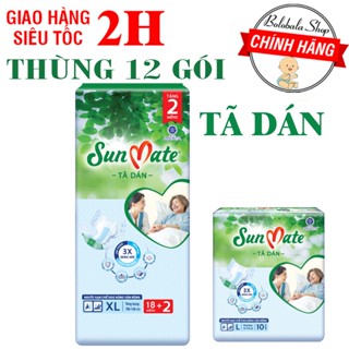 SỈ THÙNG 12 Gói Tã dán người già SUNMATE size M10/L10/XL10 - 6 gói M18+2/L18+2/XL18+2