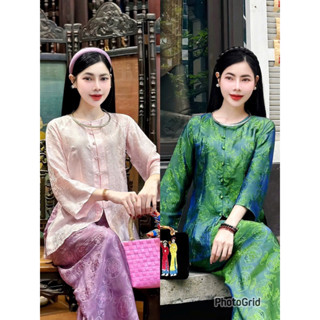 (Áo lẻ) áo bà ba tơ tằm việt cao cấp thiết kế tay lỡ cài khuy thật trẻ trung màu sang trọng