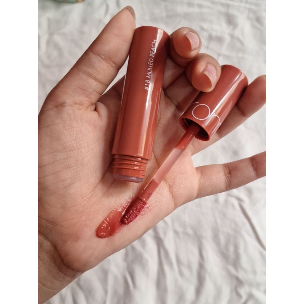 (Chính Hãng Romand) Son Juicy Lasting Tint 19 Almond Rose Hồng Khô MLBB