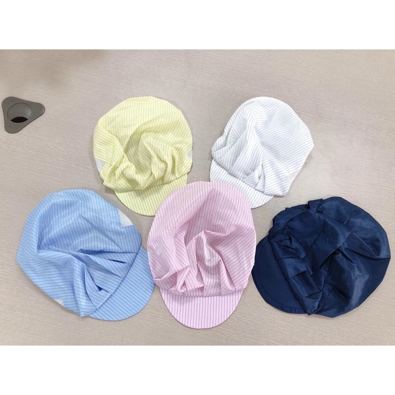 mũ tĩnh điện, mũ phòng sạch dáng chùm đầu dành  cho cả nam và nữ