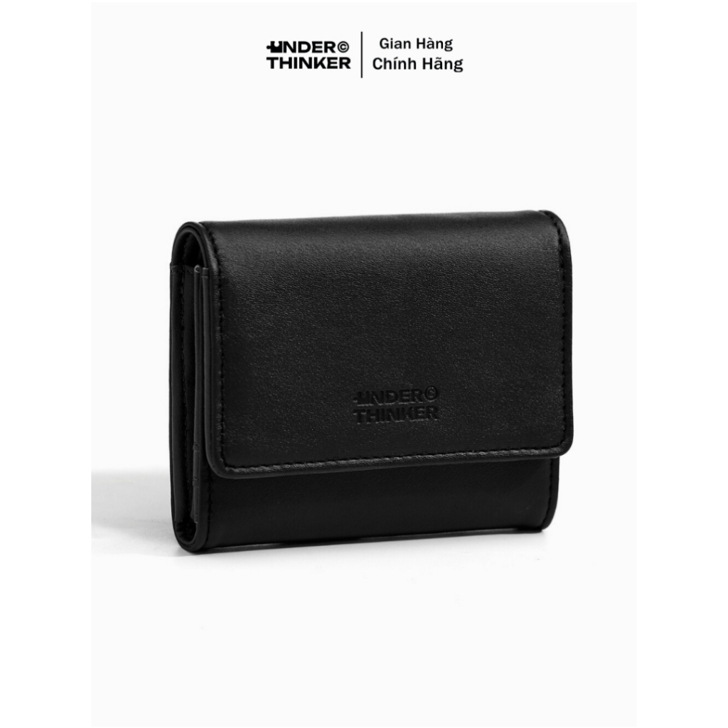 Ví Da PU LOGAN Nam Nữ Unisex Dập Chìm Monogram Chính Hãng Cao Cấp Nhỏ Gọn | UNDER THINKER