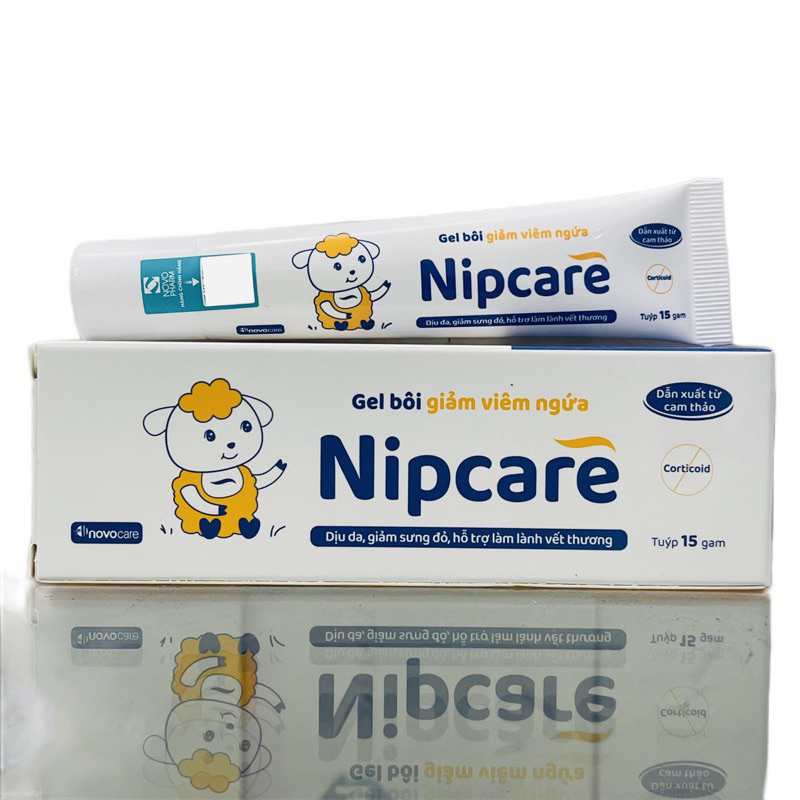 Gel bôi giảm vi.êm ngứa Nipcare - 15gram