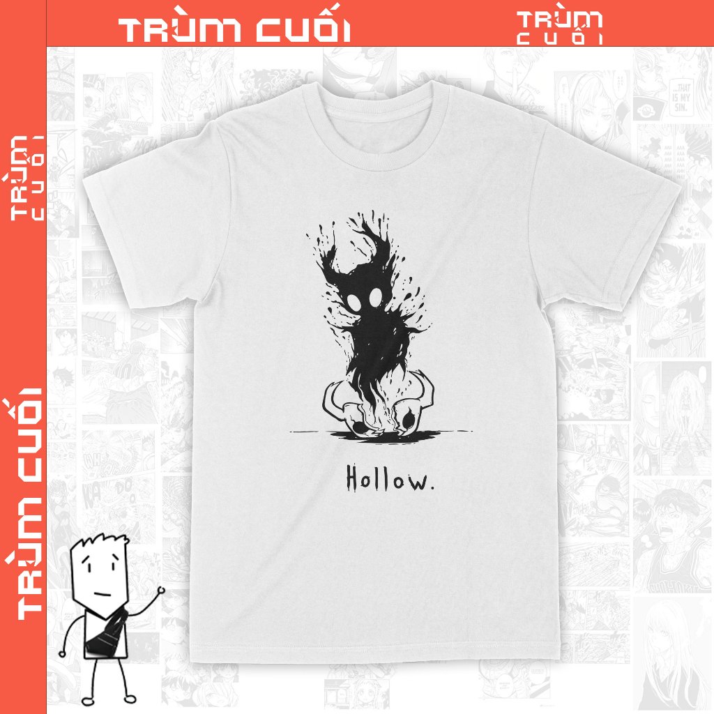  Áo thun Hollow Knight: The Shade Unisex Trùm Cuối - Game Cotton 100% 2 màu nam nữ 0134 