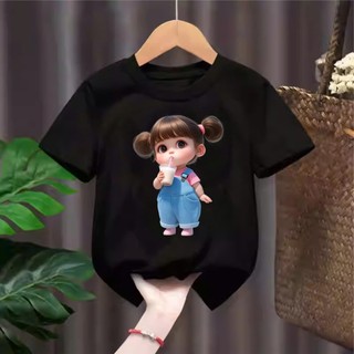 Áo bé gái hình CHIBI dễ thương,áo thun bé gái đủ size từ 5-45kg