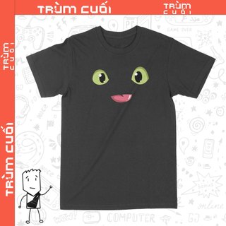  Áo thun Toothless - Bí Kíp Luyện Rồng Trùm Cuối Cine Cotton 100% 2 màu nam nữ 0185 