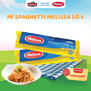 Mì Spaghetti Melissa, Mỳ Ý Sợi Số 6 500g Chính Hãng- Nhập Khẩu Hy Lạp - Mỳ sợi dai ngon