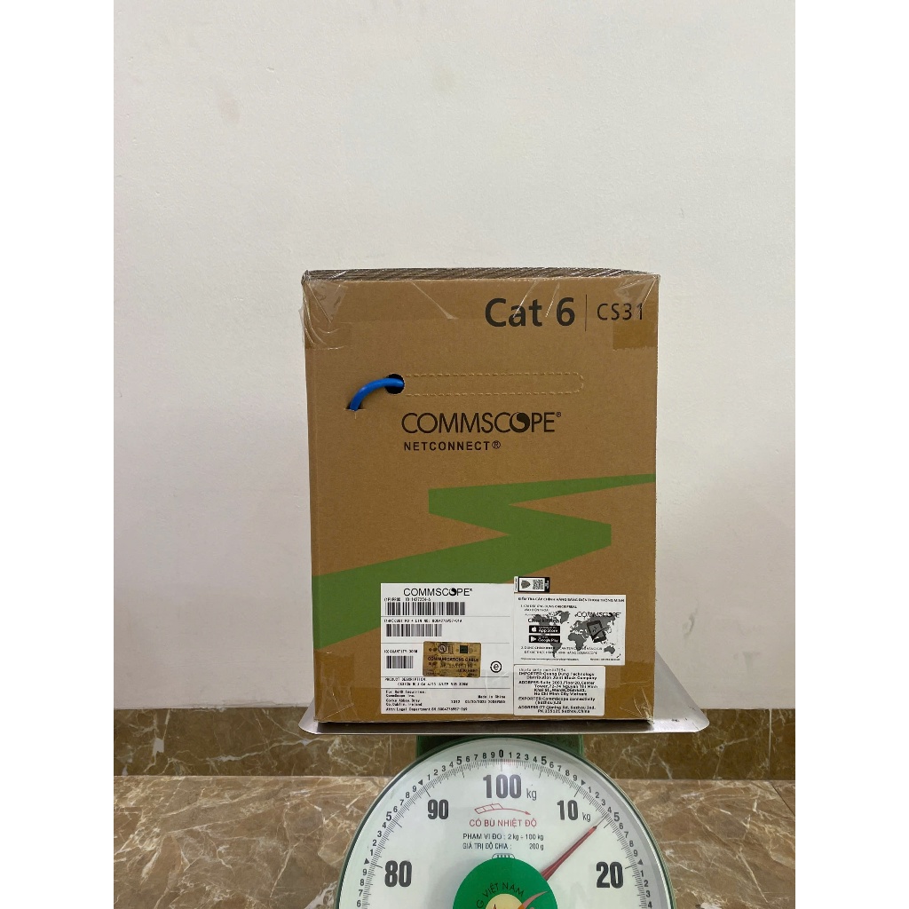 Cáp mạng lan cat6 utp commscope/amp 1427254-6