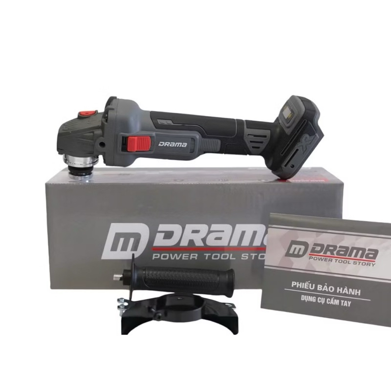 Thân Máy Mài Pin Drama 5100 Động Cơ không Than, Có chống sốc đá, công tắc sườn