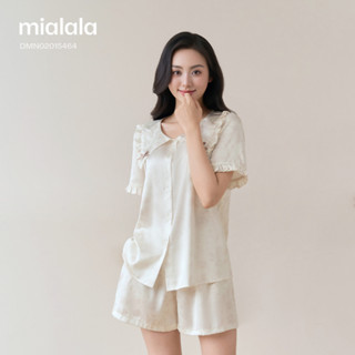 Đồ bộ mặc nhà Mialala pyjama dáng ngắn lụa latin 5464 DMN02015464