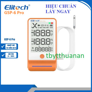 Nhiệt ẩm kế tự ghi Elitech GSP-6 Pro (hiệu chuẩn lấy ngay)