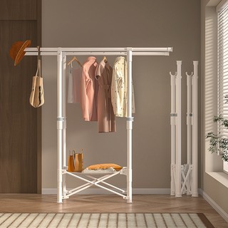 Kệ treo quần áo decor có thể gấp gọn, Giá treo quần áo phòng ngủ chất liệu inox cao cấp