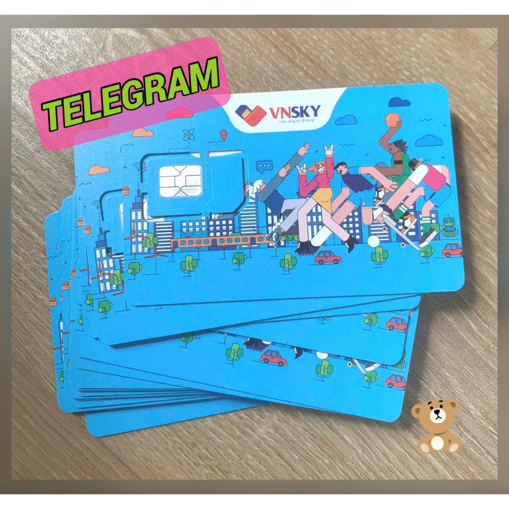 Sim tạo TELEGRAM (tele)  nghe gọi xài mạng