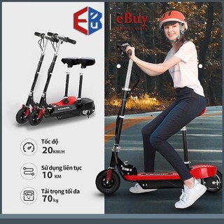  Xe scooter điện gấp bánh lớn có phanh tay 6.5inch Pin axit chì 15km lần sạc tải trọng 80kg 