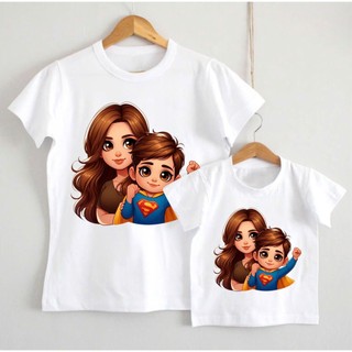Áo cặp mẹ và bé dễ thương chất cotton đủ size-ĐỒNG PHỤC GIA LINH