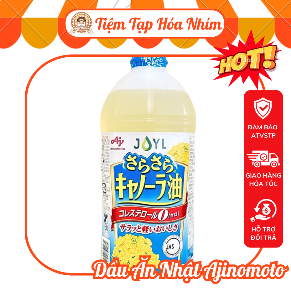 Dầu Ăn Hoa Cải Ajinomoto Nhật Bản 1000g