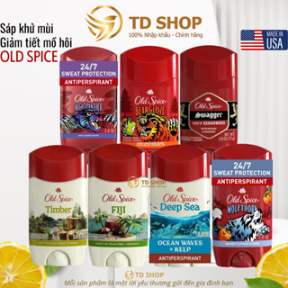 [Chính hãng] Lăn Sáp khử mùi Old Spice 73g/85g Bearglove I Wolfthorn I Timber I Fiji - TD Shop