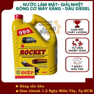 [Nước Mát Động Cơ] Nước giải nhiệt, làm mát động cơ xăng, dầu diesel MỸ - ROCKET 999 can 4 lít, giải nhiệt ô tô, xe tải