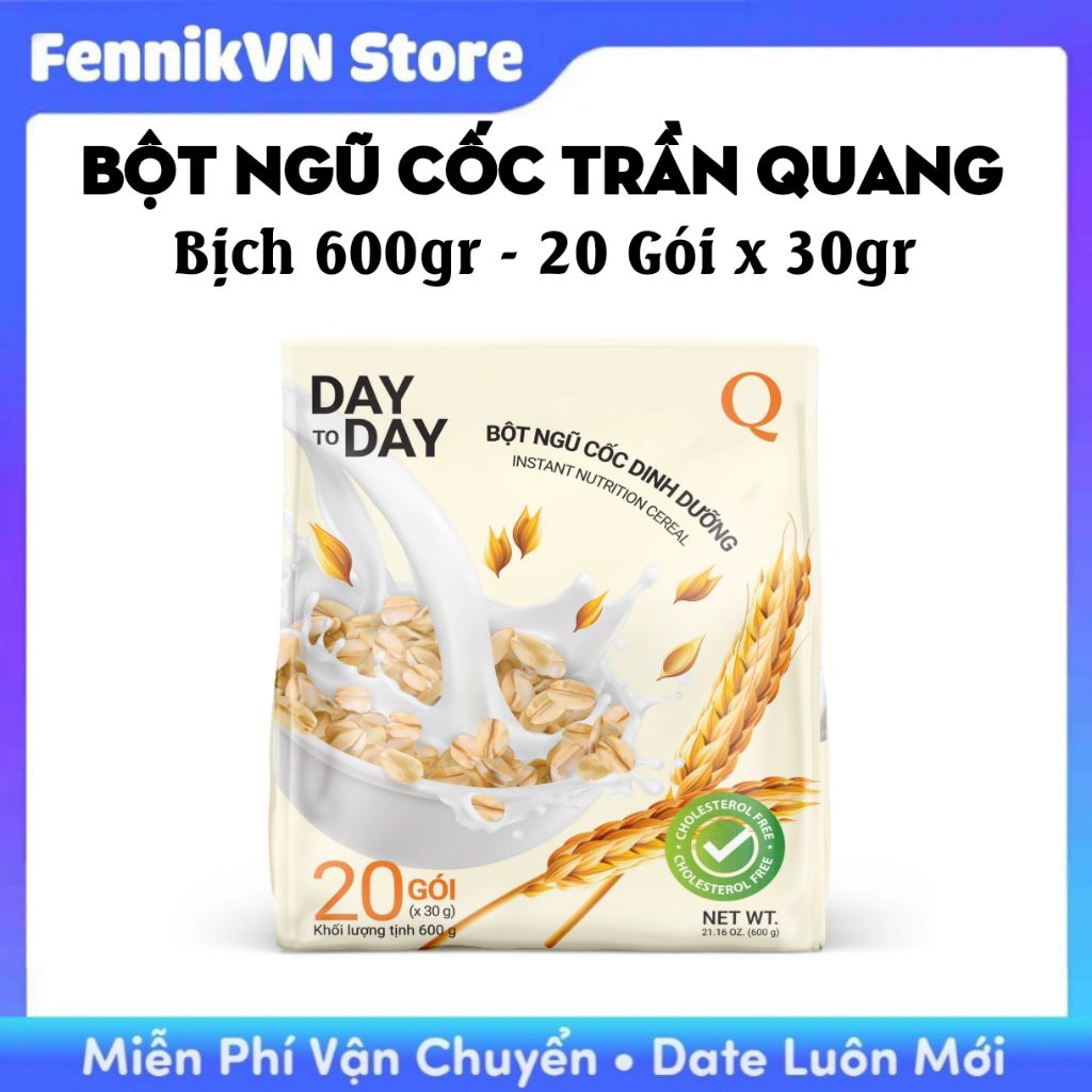 [DATE 11/26] Bột Ngũ Cốc Hòa Tan Day To Day Trần Quang Bịch 600gr x 20 Gói