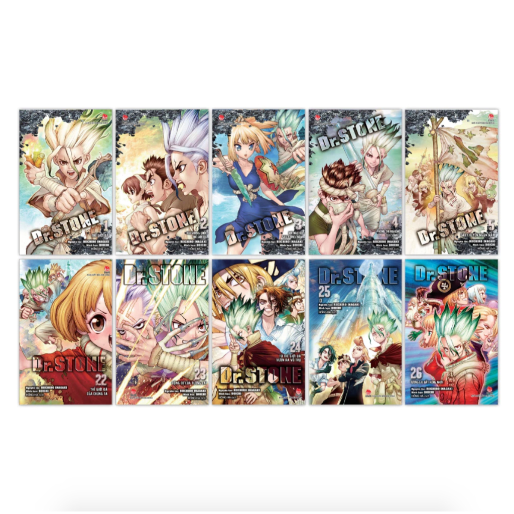 Truyện tranh - Dr. Stone - Trọn bộ tập 1-26 (Tái bản)