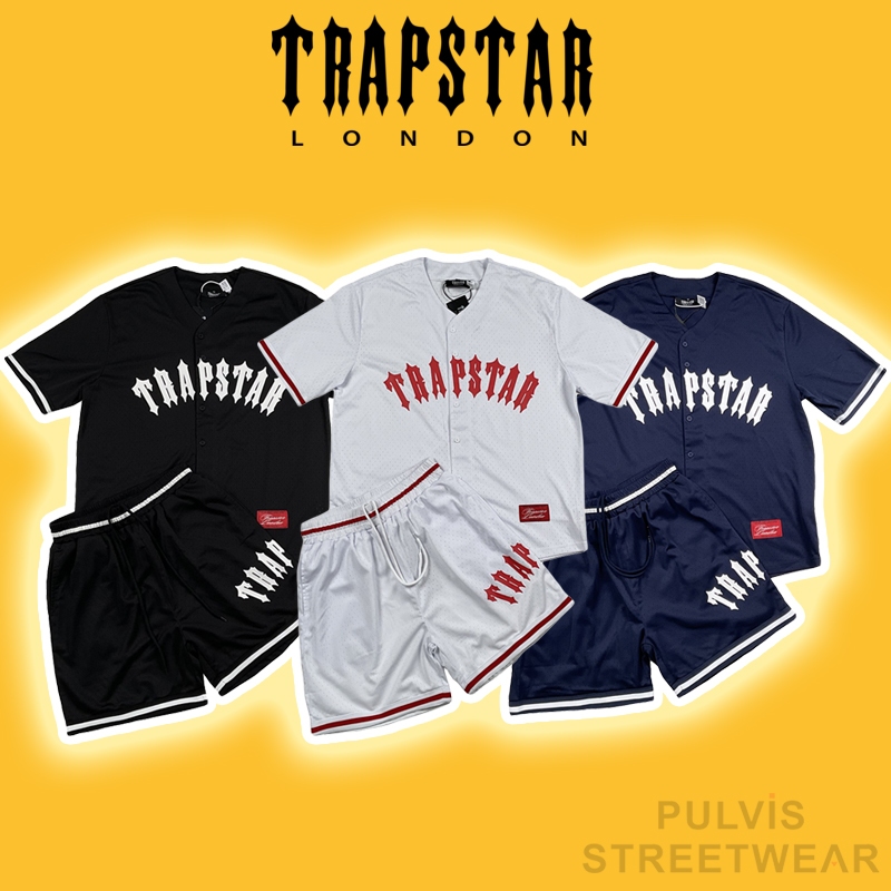⚡️[Mirror Quality] - Set Quần Áo Trapstar Mesh Basketball, Bộ quần áo Trapstar cộc,bộ nam