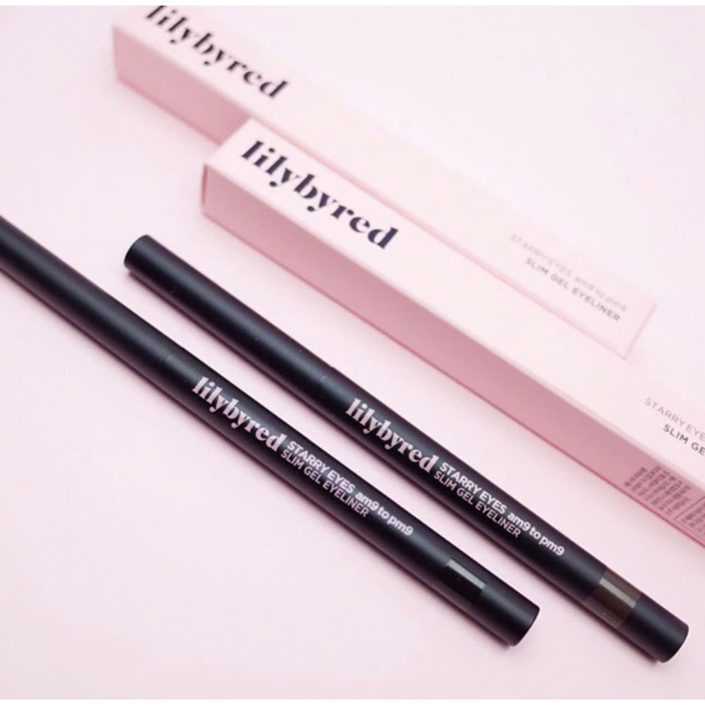 Kẻ Mắt Chì Nét Nhỏ, Lâu Trôi Lilybyred Starry Eyes am9 to pm9 Slim Gel Eyeliner
