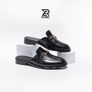 Giày Sục Nam EDRIC Bằng Da Bò Nappa Cao Cấp Chính Hãng Thiết Kế Trẻ Trung, Dép Sục Nam S01