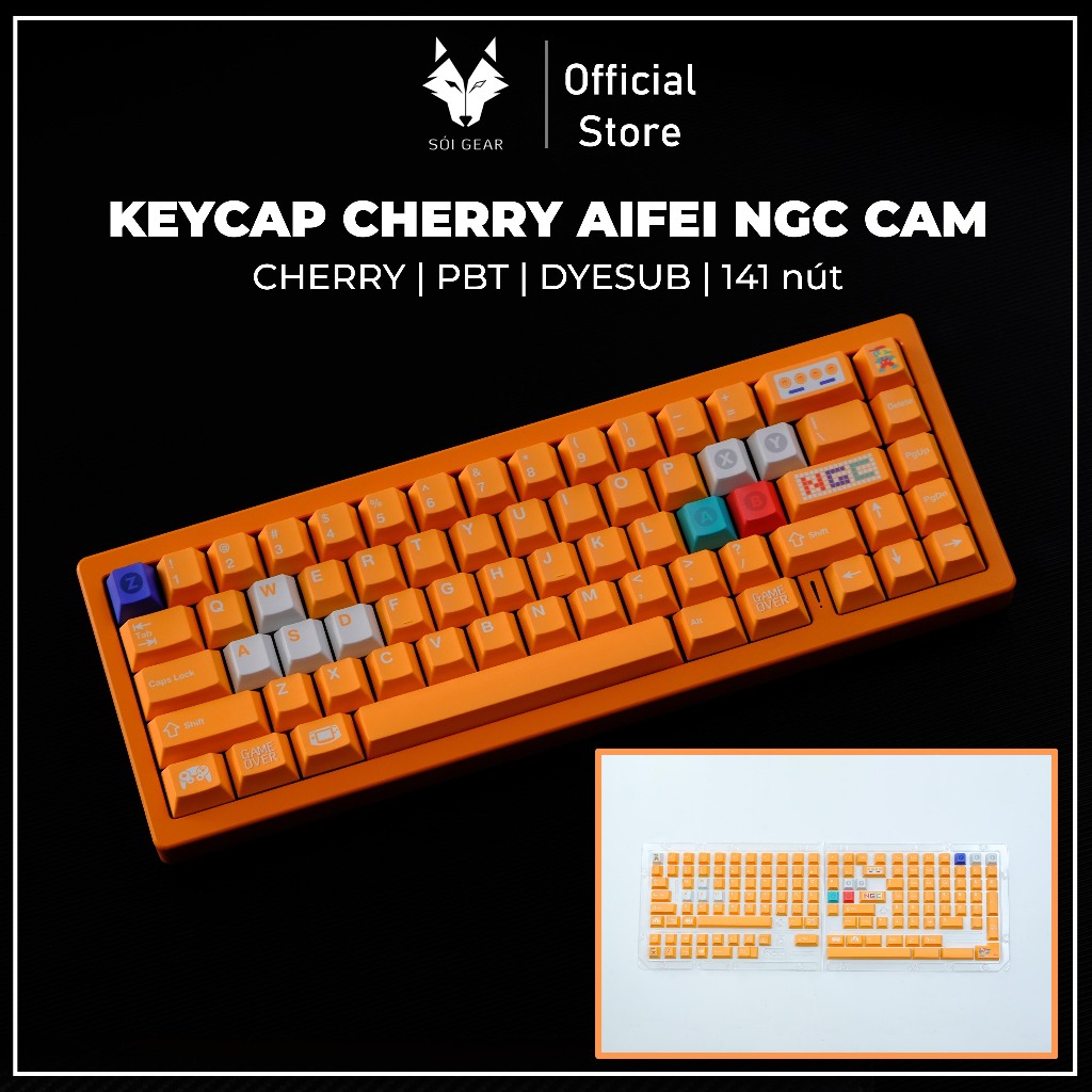 Keycap Cherry Aifei NGC Cam PBT Dyesub
