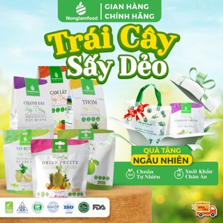   HÀNG LOẠI 1  Trái cây hoa quả sấy dẻo nhiệt đới đủ vị Nonglamfood ăn kiêng giảm cân 