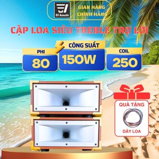 Loa Siêu Treble Kèn Trợ Lời K42 | Từ 80 Coil 250 | Công Suất 150W | Thùng Gỗ Chắc Chắn | Âm Treble Sáng Rõ