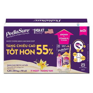 Sữa Nước PediaSure 110ml/ 180ml Abbott Chính Hãng | SBPS Pediasure Pha Sẵn Cho Bé 1–10 Tuổi | Hỗ Trợ Tăng Cân Chiều Cao