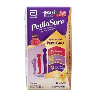 Sữa Nước PediaSure 110ml/ 180ml Abbott Chính Hãng | SBPS Pediasure Pha Sẵn Cho Bé 1–10 Tuổi | Hỗ Trợ Tăng Cân Chiều Cao