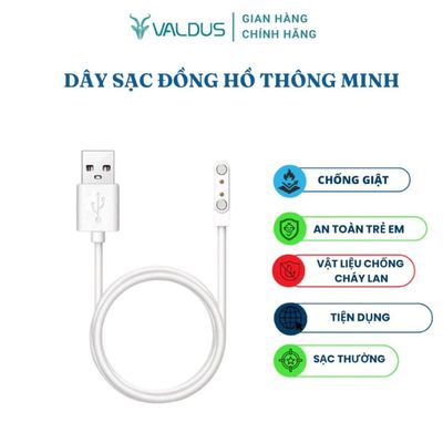 Dây sạc thay thế của đồng hồ thông minh trẻ em Valdus sạc nam châm tự hút MagSafe tiện lợi