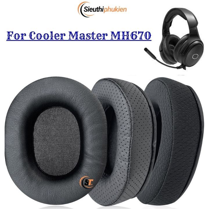 Sét 2 Miếng Bọc đệm tai nghe không dây Cooler Master MH670 , ốp vải cho tai Cooler Master MH670 0851