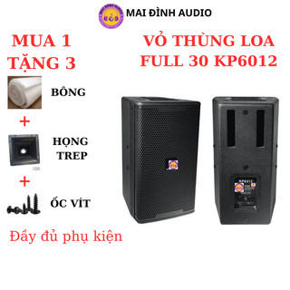  Vỏ thùng loa full đơn bass 30 jp6012 hàng cao cấp giá lựa chọn,sơn đen sần tặng kèm họng treble và bông tiêu âm 