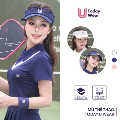 Mũ lưỡi trai nửa đầu và full đầu thể thao Today U Wear nón tennis golf che nắng