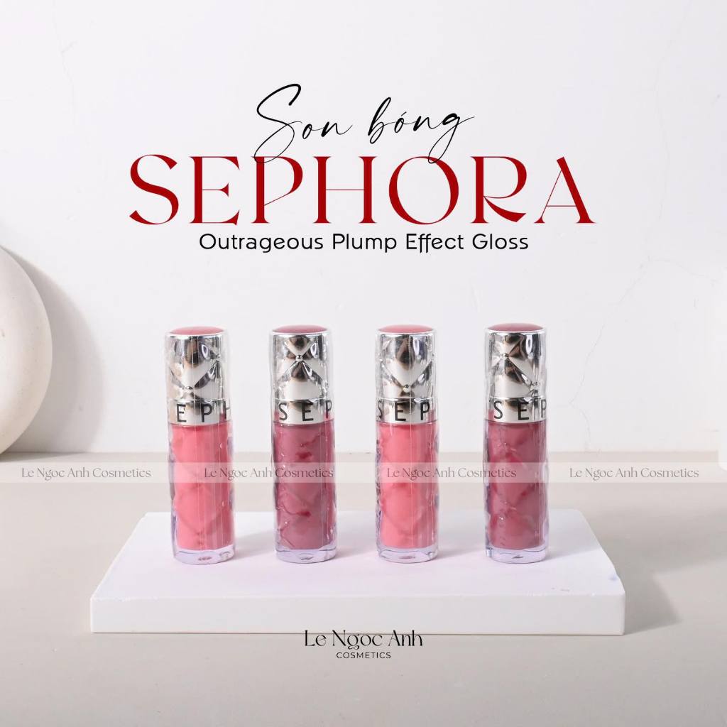 [Có bill] Son Bóng Sephora Outrageous Plump Effect Gloss