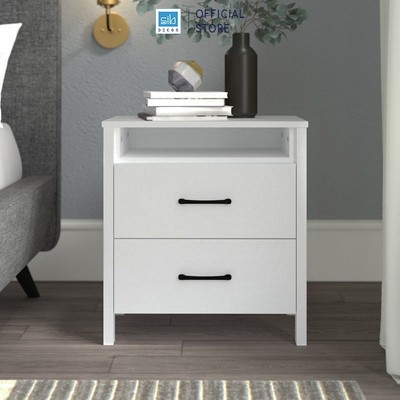 Tủ Đầu Giường 2 Ngăn Kéo Thiết Kế Hiện Đại, Tiện Ích Cho Phòng Ngủ SIB Decor KDG16