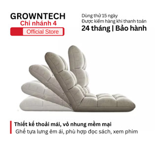 Ghế lười Tatami, ghế tựa lưng ngồi bệt, chất liệu vỏ ngoài nhung lạnh bản tạo cảm giác mềm mại