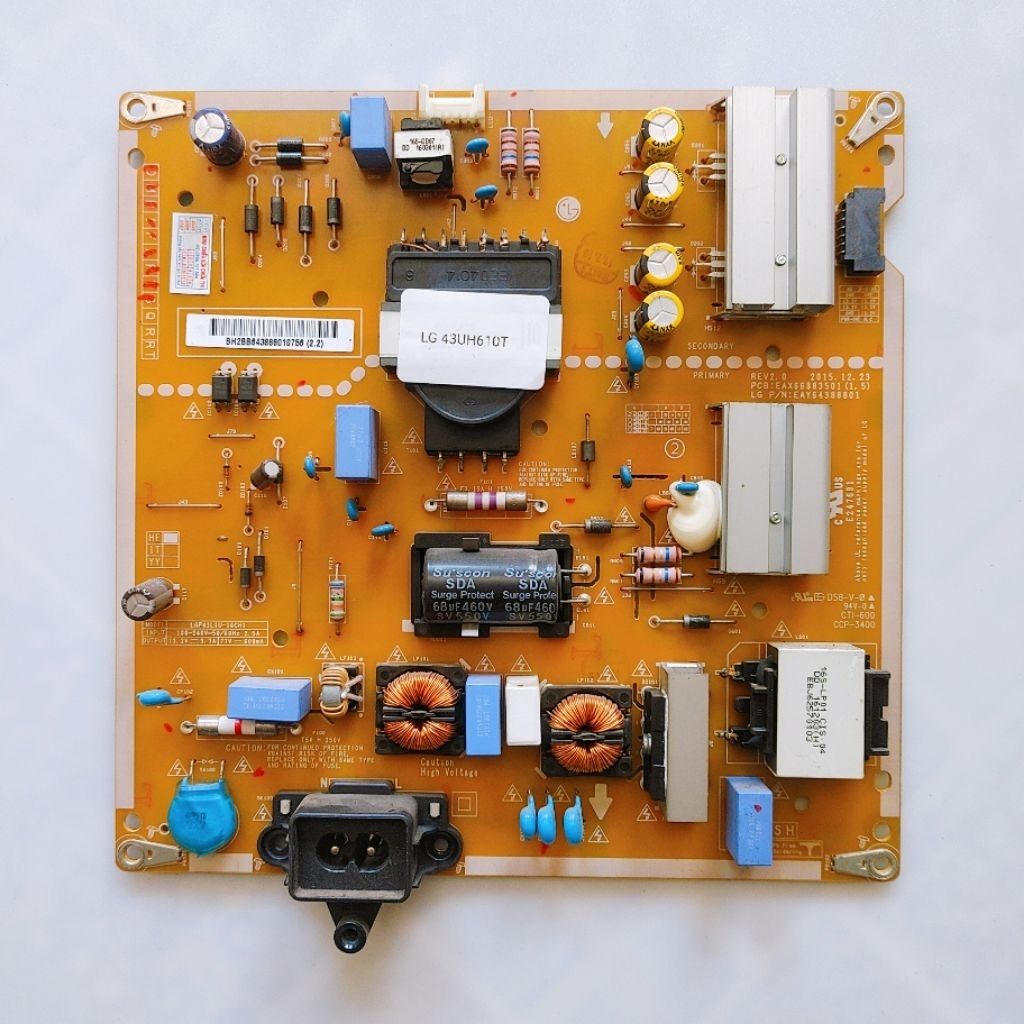 Bo nguồn tivi LG 43UH610T