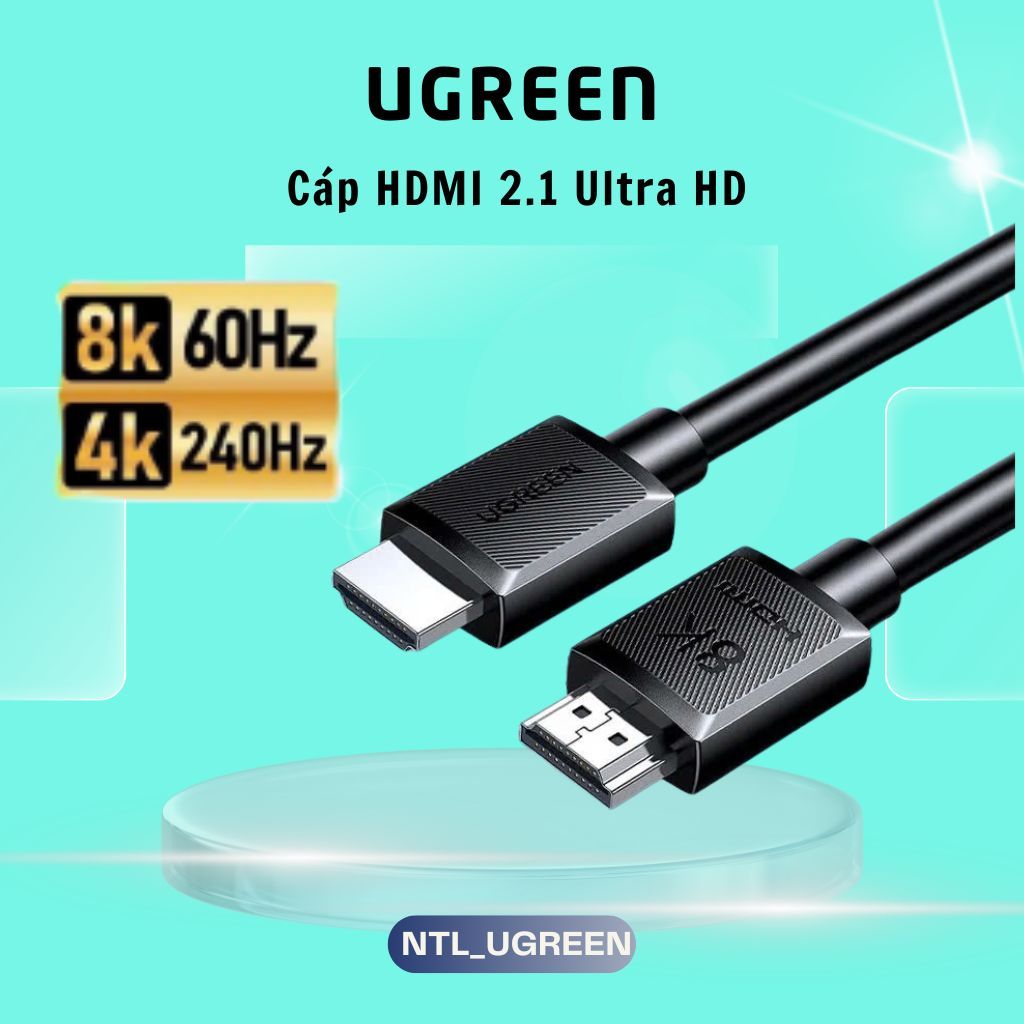 Cáp HDMI 2.1 Phân Giải 8K@60Hz Tốc Độ Nhanh 48Gbps Hỗ trợ HDR eARC