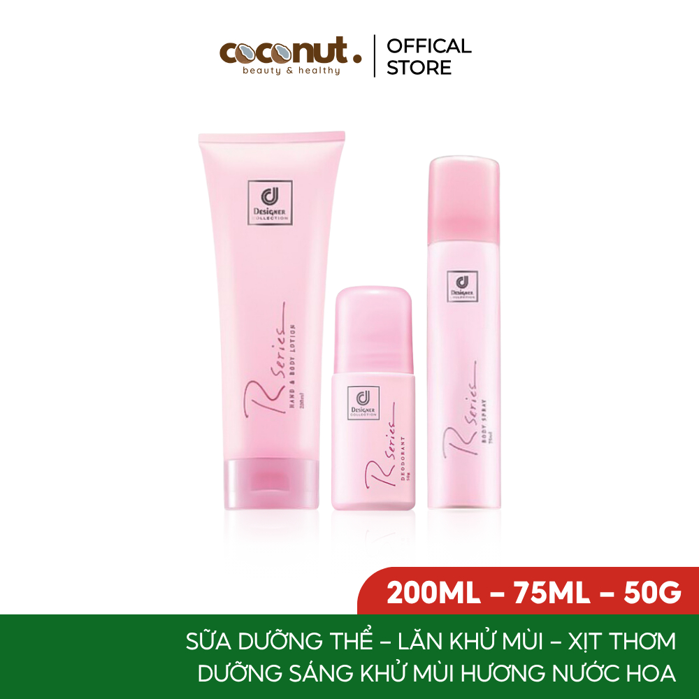 Sữa dưỡng thể nước hoa Rseries dưỡng trắng da cấp ẩm Hand And Body Lotion 200ml