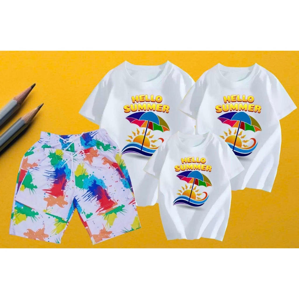 Bộ đồ thun chất cotton mịn mát ( đủ size từ 5-100kg )