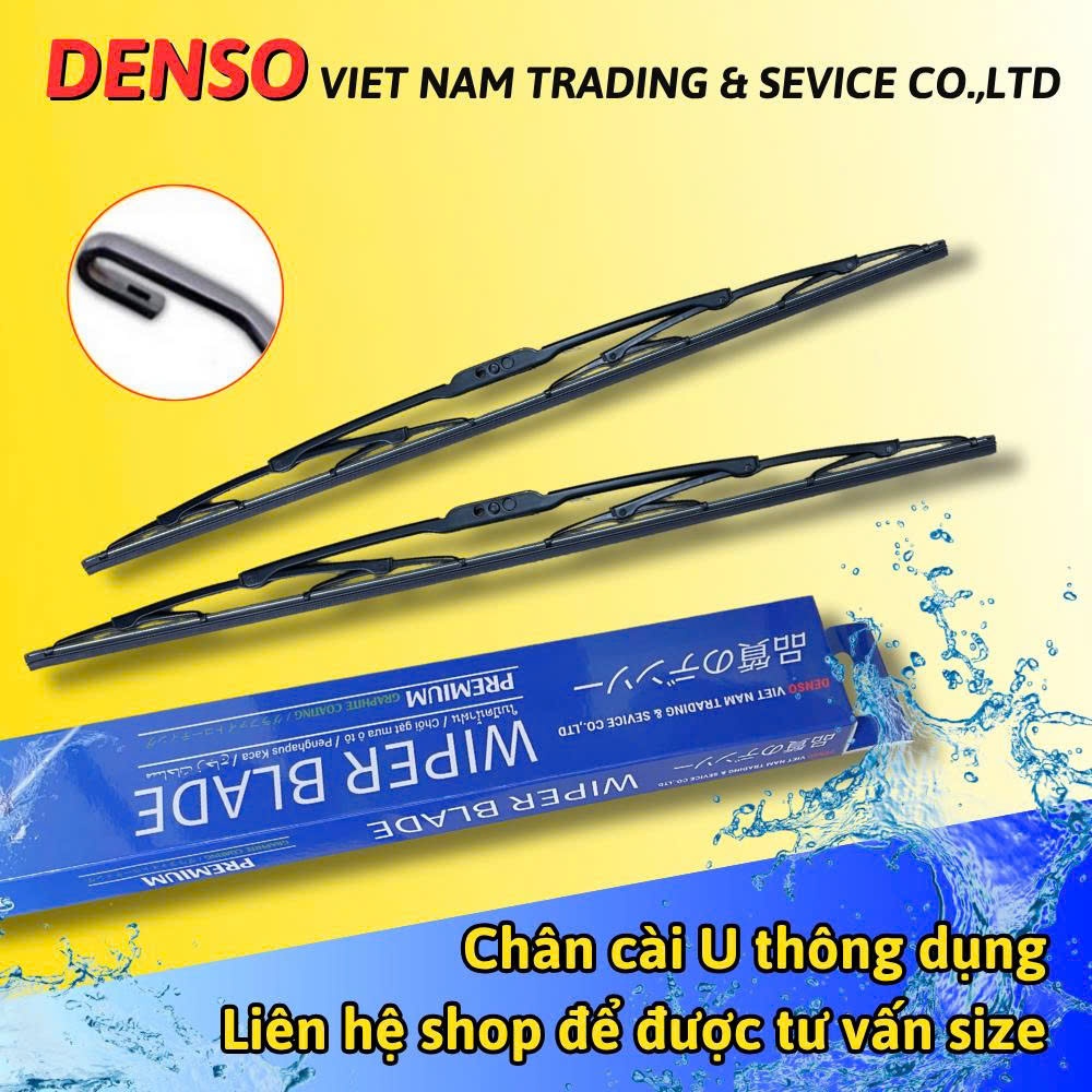 Gạt mưa ô tô - Cần gạt mưa ô tô DENSO sắt gạt sạch êm