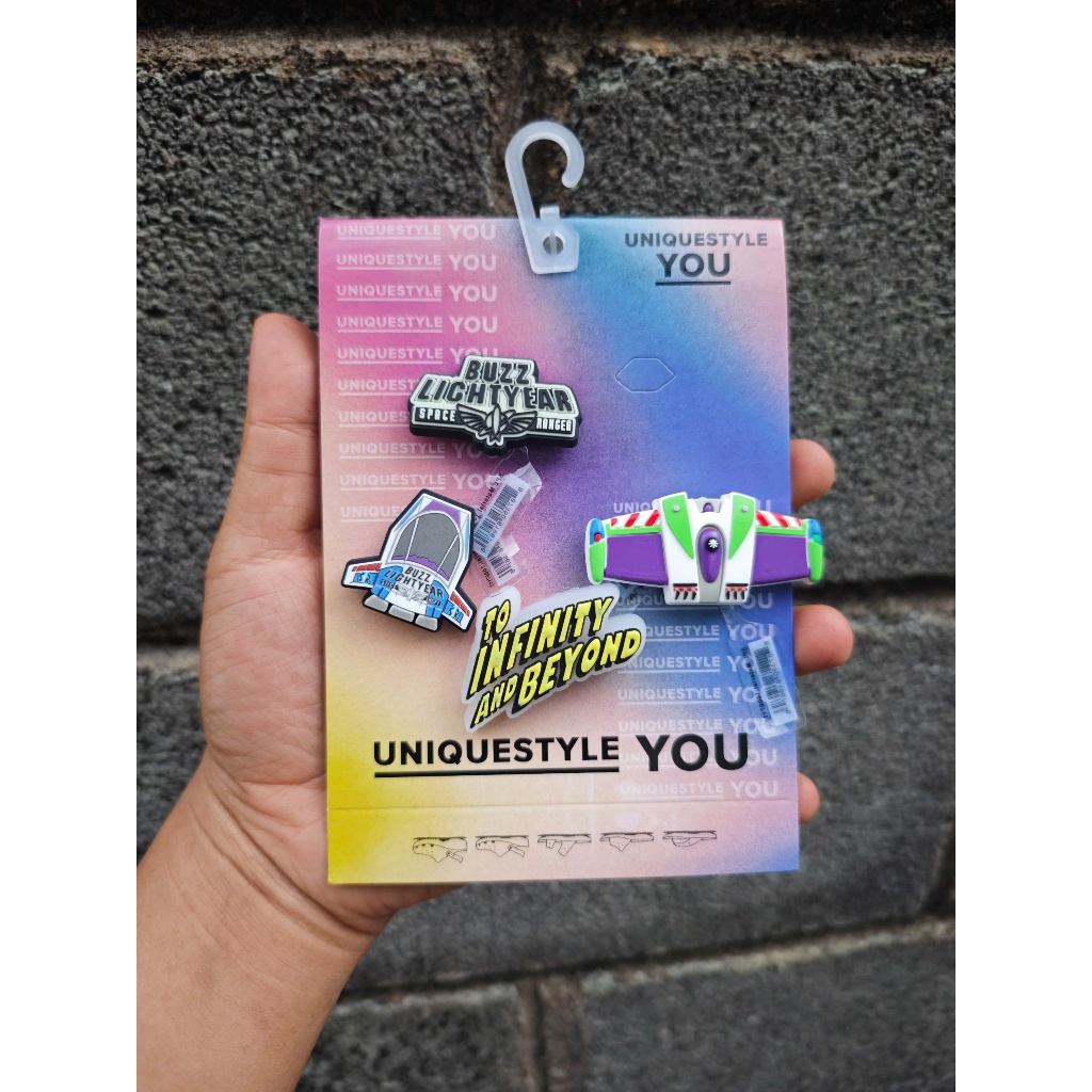 Set charm toy story buzz lightyear , charm jibbitz toy story buzz lightyear, phụ kiện trang trí dép 