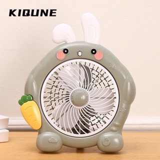 Quạt mini văn phòng, quạt để giường ngủ thiết kế hình thú cắm điện trực tiếp